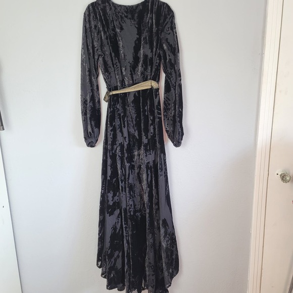 Hutch Velvet Celine Gown Wrap Dress size M - Picture 11 of 13